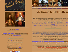 Tablet Screenshot of battlebeads.com